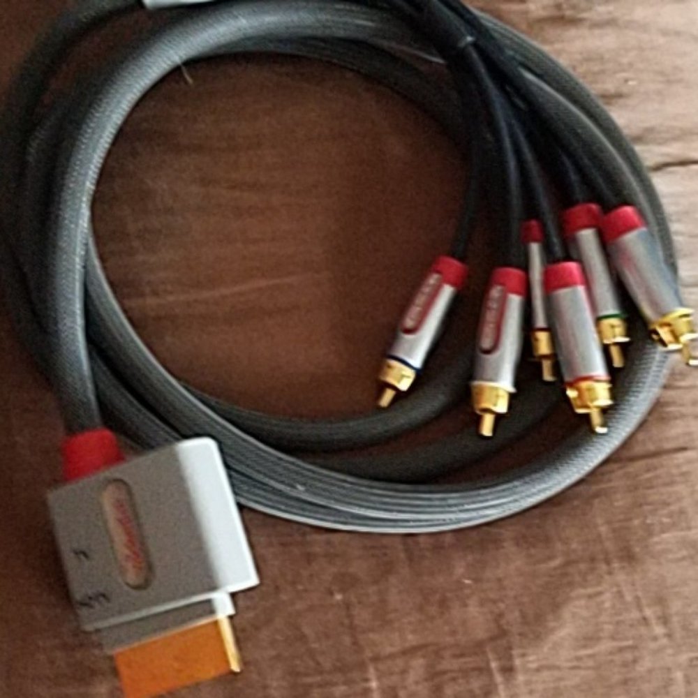 XBOX 360 HD braided audio/stereo video cable